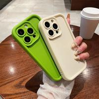 Coque de téléphone personnalisée en TPU souple antichoc, couleur unie, pour iPhone 17 Air 16 Pro Max, pour femmes et jeunes filles