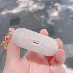 2025 patrón de carcasa elegante para <span class=keywords><strong>AirPods</strong></span> <span class=keywords><strong>3rd</strong></span>/Pro 2 funda con cordón de perla funda protectora de TPU suave para auriculares inalámbricos Airpod 4 - Product Image 4