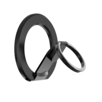 Support de téléphone portable magnétique FY52-D UFO avec anneau, rotation à 360 degrés, léger, fin, super magnétique, pliable