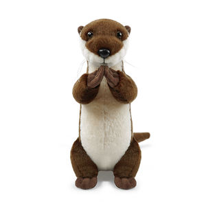売れ筋かわいい祈るカワウソ人形新しいスタイルの工場卸売立っているカワウソぬいぐるみ - Product Image 3