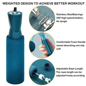 Trọng Không Dây Nhảy Dây Với Vòng Bi Kép Im Lặng Bỏ Dây Có Thể Điều Chỉnh Ropless Tập Thể Dục Bóng Cho Trong Nhà Nhà Tập Thể Dục - Product Image 3