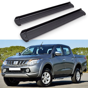 JOESHIER Estribos Laterales de Lujo y Protección Todoterreno de Aleación de Aluminio para Mitsubishi Triton L200 2015-2018, Fábrica China - Product Image 4