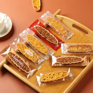 ヒートシール食品グレードプラスチック包装袋チョコレート包装スナックヌガービスケットキャラメルキャンディーラップ