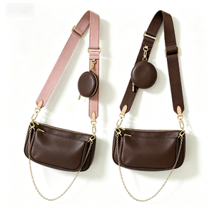 Bolso de Hombro Individual de Terciopelo Acolchado con Diseño de Diamantes Vintage para Mujer, Correa de Cadena de 7 Pulgadas, Cierre de Cremallera, Uso Diario, Elegante y Brillante - Product Image 1