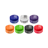 Gel Coiffant Haute Qualité Étiquette OEM Professionnel pour Contrôle des Bords Cire Cheveux Fixation Forte Odeur Rétro Non Irritante Pommade & Cire