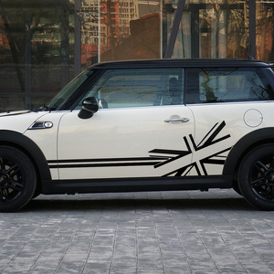 2 uds pegatina para carrocería de coche rayas puerta lateral pegatinas para BMW <span class=keywords><strong>MINI</strong></span> <span class=keywords><strong>Cooper</strong></span> S Countryman R60 F60 F55 F56 R56 Paceman R61 R50 - Product Image 4