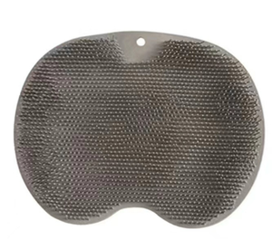 Tapis de douche antidérapant en silicone exfoliant et massant pour le dos et les pieds, avec ventouses - Product Image 5