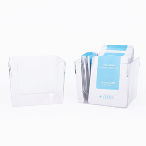 Clear Plastic Cosmetic Storage <b>Box</b> Organizer Container for Home <b>Vanity</b> <b>Makeup</b> Mask - Product Image 2