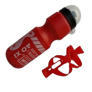 Bouteille d'eau pour vélo Discovery 750 ml en plastique léger avec accessoire porte-bouteille - Product Image 4