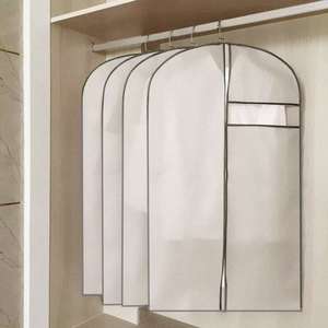 Ventes en gros de sacs de rangement pour vêtements en tissu non tissé, housse anti-poussière pour <span class=keywords><strong>costume</strong></span>, logo personnalisé - Product Image 2