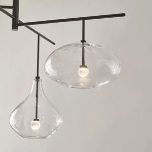 Lámpara de Araña/Colgante de Latón en Latón Suave con 5 Luces para Sala de Estar, Comedor, Cocina, 110V - Product Image 5