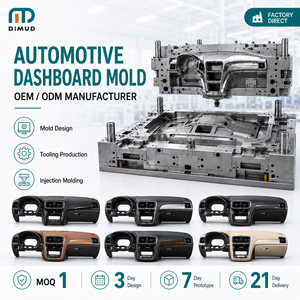 Fabricante OEM de Moldes para Tableros de Automóviles, Moldes Personalizados, Fabricación de Moldes, Productos Plásticos, Piezas de PVC, PP, PU, ABS, Moldeo por Inyección - Product Image 1