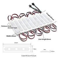 DC12v WS2811 IC RGBW IP65 Modules LED polychromes Injection 3LEDs Boîtes lumineuses 5050 SMD pour la décoration
