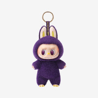Vente chaude Pop Mart Mignon Labubu Prononcer Ailes de Fortune En Peluche Jouet Porte-clés Animaux En Peluche Porte-clés Charme Sac À Main Pendentif