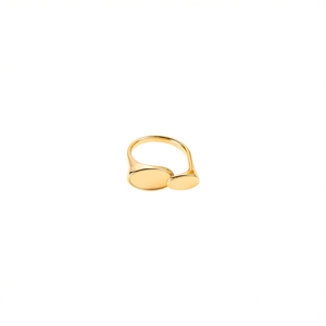 Fashion <b>Ring</b> 316L Stainless Steel PVD Gold Plating Sustainable Resistant Minimalist Design - Product Image 2