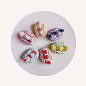 Adornos de Resina para Pasteles, Figuras Planas de Animales, Helados, Cupcakes, Galletas, Cabujones de Resina para Manualidades - Product Image 3