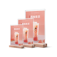 Vertical Paper Sign Holder Display Stand