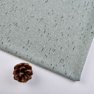 Tela de lino de alta calidad Hand Feeling 95% poly5 % spandex Hacci Rib con melocotón cepillado para Pijamas - Product Image 3