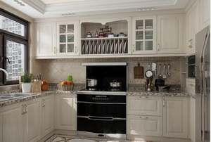 Mueble de Cocina Personalizado de Madera Maciza de Roble, Muebles de Restaurante de Madera Contrachapada, Impermeables, Fáciles de Limpiar, Modernos y Ecológicos - Product Image 4