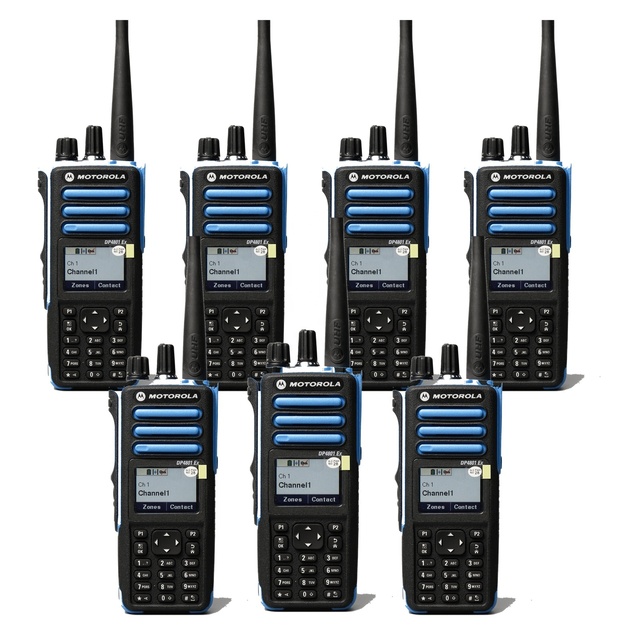 Original Motorola DP4801 Ex ATEX Certified Two Way Radio 1W VHF or UHF Man Down Lone Worker Hazardous Site Supply Kit