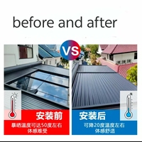 Volet roulant en alliage d'aluminium d'ombre de lucarne de bâtiment commercial automatique électrique
