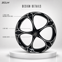 Roues forgées sur mesure LG239 pour moto, usinées CNC, 21x3.5 18x5.5 avant arrière, Harley Davidson, directement de l'usine, Softail Dyna