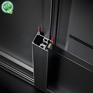 Ventana Corredera de Perfil de Aluminio con Doble Acristalamiento, a Prueba de Huracanes, de Alta Hermeticidad, con Vidrio de Seguridad y Presión Lateral - Product Image 3