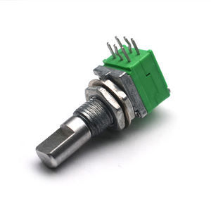 Potentiomètre double équilibré B50K à axe court M7-20MM vert pour <span class=keywords><strong>guitare</strong></span> électrique - Pièce de <span class=keywords><strong>guitare</strong></span> DIY - Product Image 1