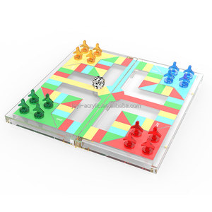 Nhà Máy Tùy Chỉnh <span class=keywords><strong>Ludo</strong></span> Du Lịch Acrylic Bàn Cờ Trò Chơi Di Động Gấp Giáo Dục Học Tập Bay Cờ Bộ Cho Trẻ Em Trò Chơi - Product Image 4