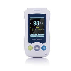 Oxymètre de pouls portable Vm2 pour surveillance vétérinaire canine, rechargeable, avec étiquette en anglais, utilisation facile, certifié CE - Product Image 1