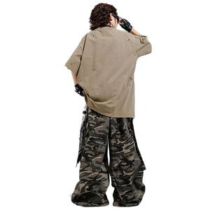 Ropa de Actuación de Baile Callejero para Niños, Traje de Camuflaje, Ropa Moderna, Estilo Retro Americano Hiphop - Product Image 5