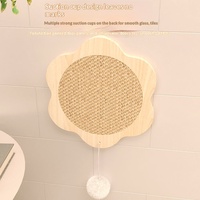 Griffoir mural vertical antidérapant à ventouse pour chat, durable et peu encombrant, jouet pour chat XC-XPZB