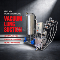 Machine automatique d'aspiration pulmonaire pour volailles en acier inoxydable SUS304 380V, éviscérateur personnalisable pour la transformation du poulet