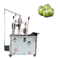 Machine à éplucher la noix de coco à faible bruit et autocollant Machine à percer et à éplucher la noix de coco Machine à éplucher la noix de coco à Naira