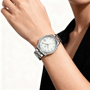 Reloj de Cuarzo para Mujer Undecember de Alta Calidad, 5ATM, Clásico con Diamantes, Reloj de Pulsera con Superluminosidad - Product Image 5