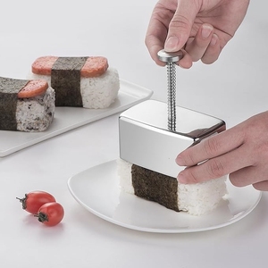Molde para <span class=keywords><strong>Musubi</strong></span> de Acero Inoxidable, Antiadherente, Kit de Prensa para Hacer <span class=keywords><strong>Musubi</strong></span>, Molde para Onigiri para Niños, Bento - Product Image 5