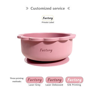 Bonito cuenco de succión de silicona OEM/ODM para bebé con tapa en forma de León, marca personalizada ecológica con diseño único - Product Image 6