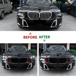 For G05 LCI 2023-2026 Car Front Bumper Kidney Grille With <b>LED</b> <b>Light</b> Racing <b>Cover</b> Trim Auto Accessories Exterior - Product Image 2