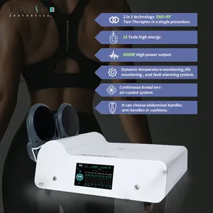 Home Use 2 handles Body Contouring Weight Loss Muscle Stimulator rf Electromagnetic Portable EMS Body Sculpting Machine Price
