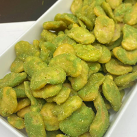 Diskon Besar Camilan Kacang Wasabi Dilapisi Kacang Lebar Pedas dengan Kacang Fava Manis