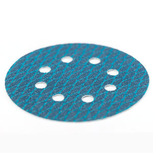 Синие абразивные круги Jb-5r, зернистость 240, на липучке, с защитой от засорения, для полировки автомобилей - Product Image 2
