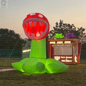 Planta Piranha Inflable con Luces LED de 3m, Planta Carnívora, Flor Inflable, Trampa de Moscas de Venus, para Decoración de Eventos Comerciales - Product Image 5