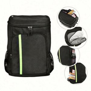 Mochila de Picnic Impermeable, Reutilizable, de Gran Capacidad, Negra, Aislada, con Logotipo Personalizado Impreso, Venta al Por Mayor - Product Image 5