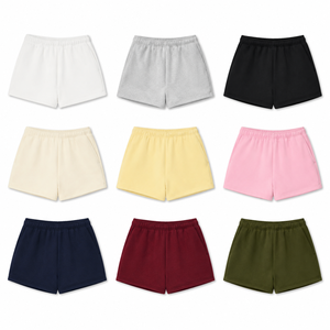 <span class=keywords><strong>Pantaloncini</strong></span> da donna sportivi <span class=keywords><strong>estivi</strong></span> a vita media, colore grigio, stile biker, casual, a gamba larga, vestibilità ampia, con vita pieghevole - Product Image 2