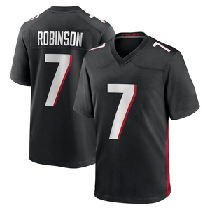 Hot Customized Embroidery Heren USA Voetbalshirt Ademend Plus Size Gepersonaliseerde Naam Logo Blank Atlanta Polyester - Product Image 1