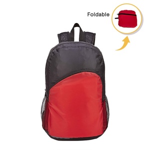 Nueva Mochila Plegable Deportiva Oxford para Exteriores, Gran Capacidad, Logotipo Personalizado, Ligera, Unisex, Color Naranja, para Viajes - Product Image 3