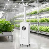 Humidificateur ultrasonique industriel électrique de 15 litres avec aromathérapie, télécommande, brume froide intelligente, sur pied, pour la maison