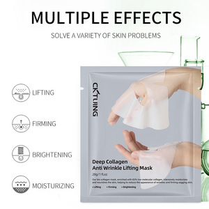 <span class=keywords><strong>Masque</strong></span> Visage Hydratant et Raffermissant au Collagène Bio Profond, 4 Feuilles en Boîte, Anti-Âge, Faible Poids Moléculaire, Nourrissant - Product Image 4