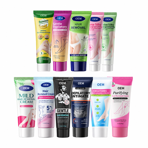 Crème dépilatoire douce pour femmes, corps, jambes, aisselles, hydratante, dépilatoire, OEM, marque privée, tous types de peau, parfumée - Product Image 4