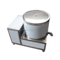 Déshydrateur centrifuge en acier inoxydable 304 pour frites et aliments frits, capacité 50-300 kg/heure, chauffage électrique